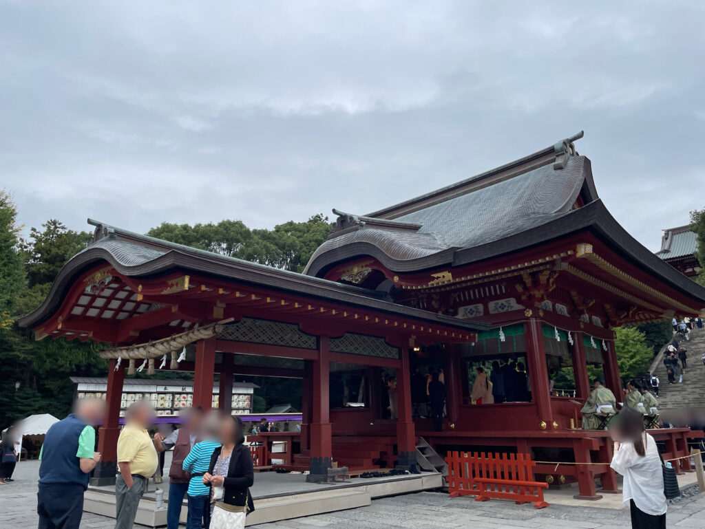 鶴岡八幡宮　舞殿の画像